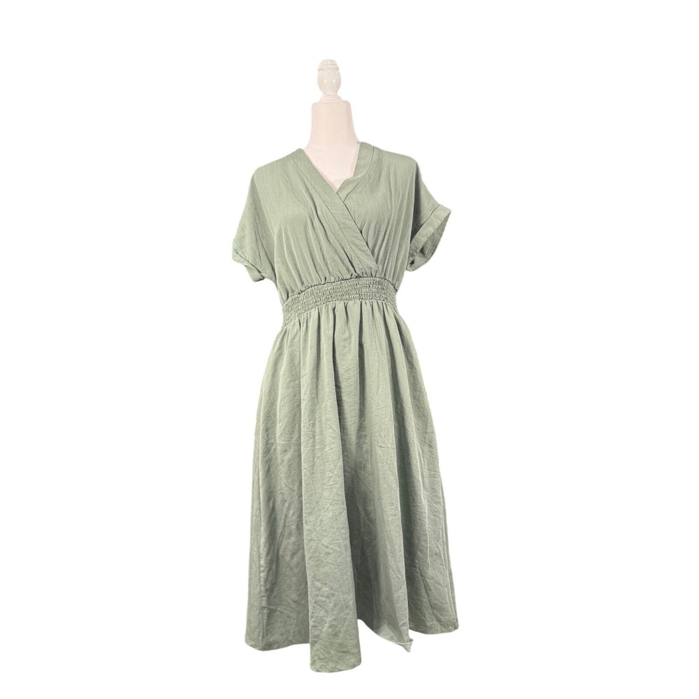 Grace Karin‎ Midi Dress Green